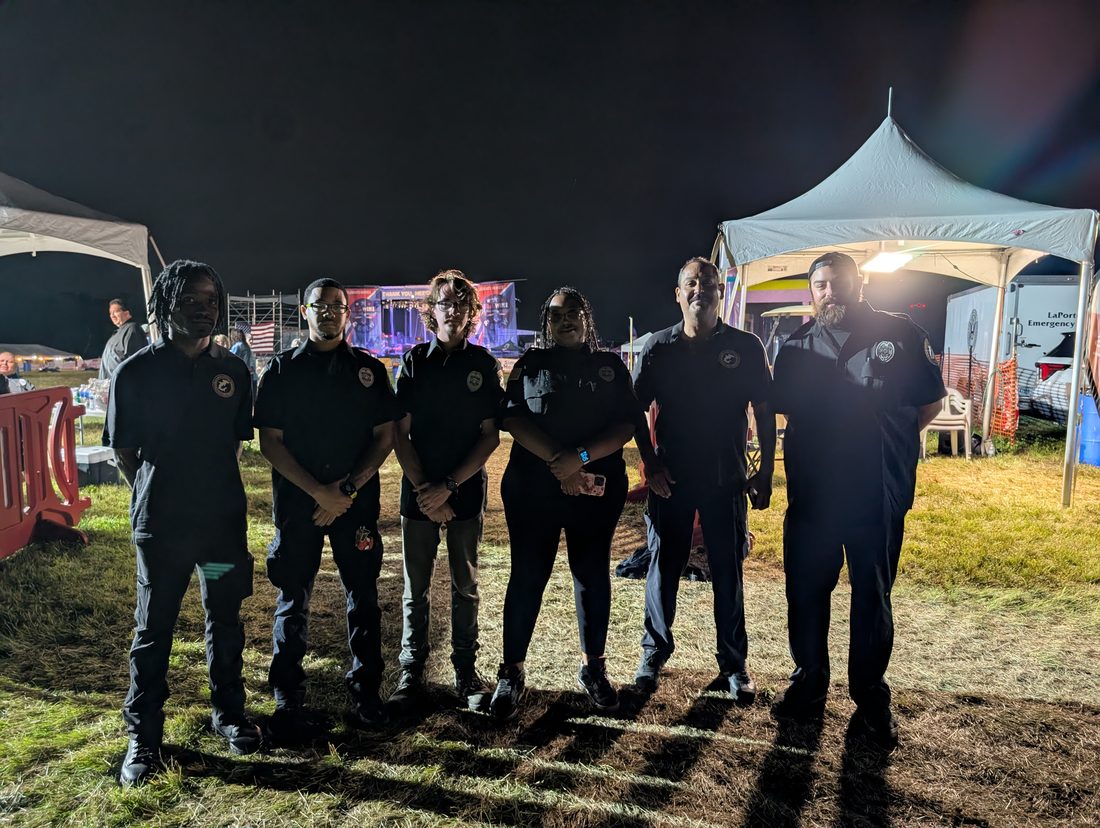 Hammerhead Security night shift team on site